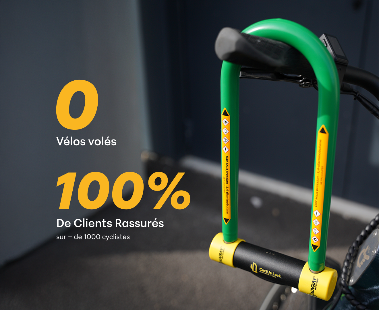 Cactus Lock — The U-lock with an olfactory repellent