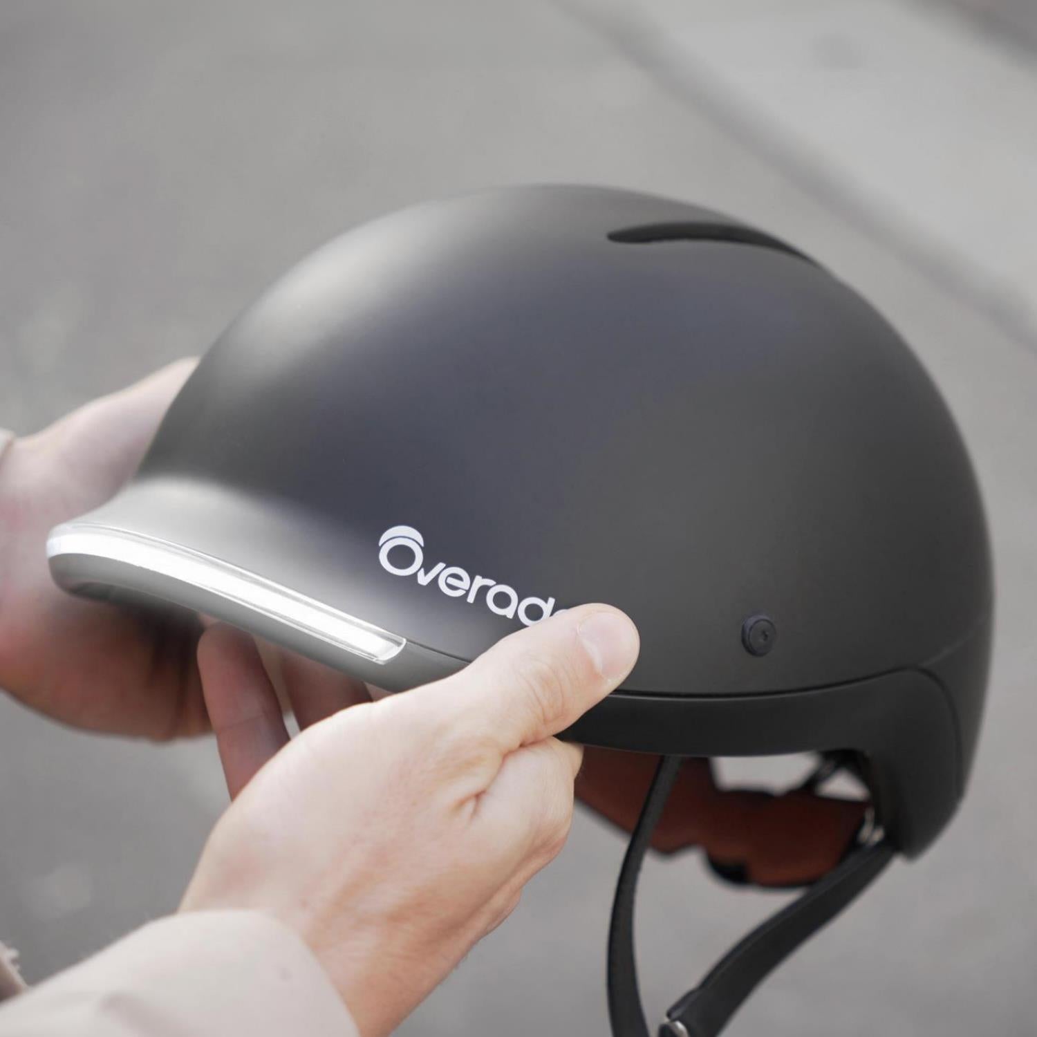 Overade LIFE - Casque Vélo Lumineux avec Clignotants