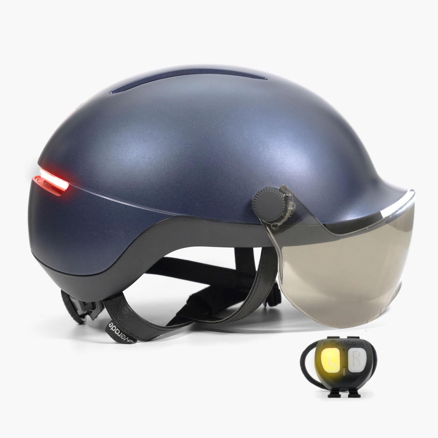 Overade LIFE - Casque Vélo Lumineux avec Clignotants