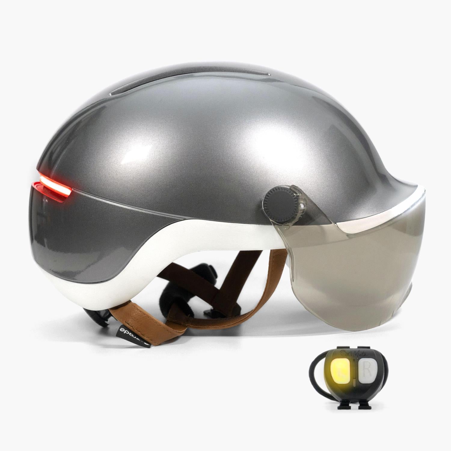 Overade LIFE - Casque Vélo Lumineux avec Clignotants