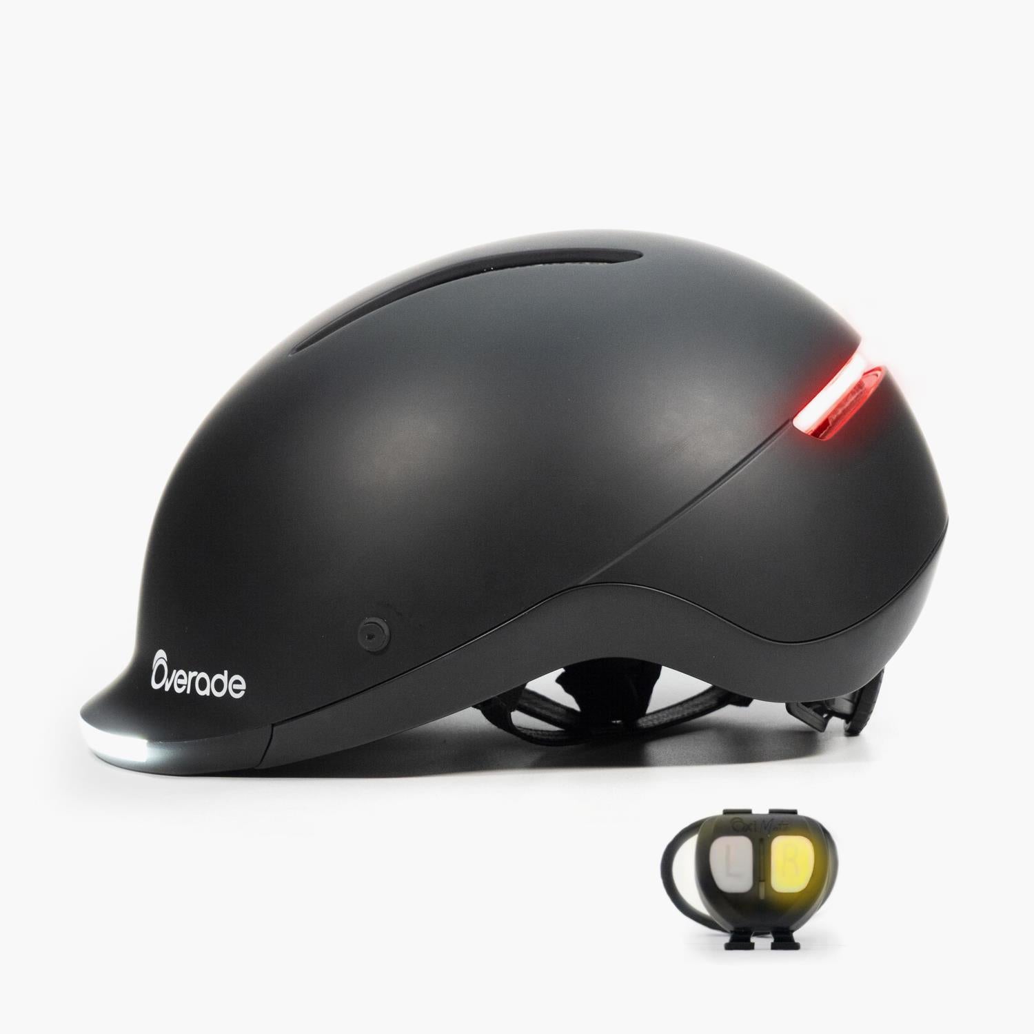 Overade LIFE - Casque Vélo Lumineux avec Clignotants