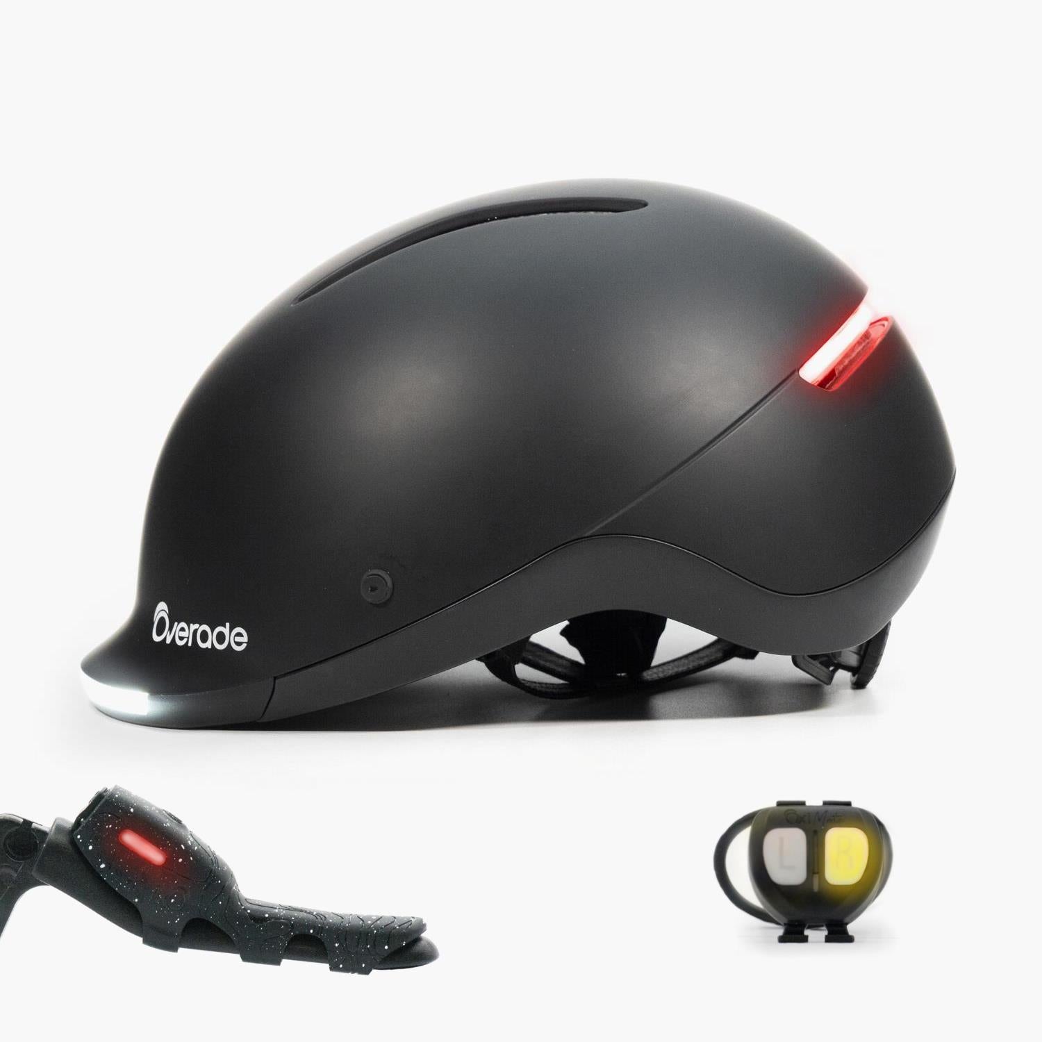 Overade LIFE - Casque Vélo Lumineux avec Clignotants