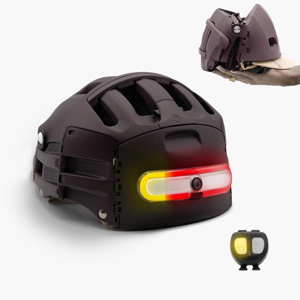 Overade PLIXI TURN – Casque Pliable avec Lumière - Overade