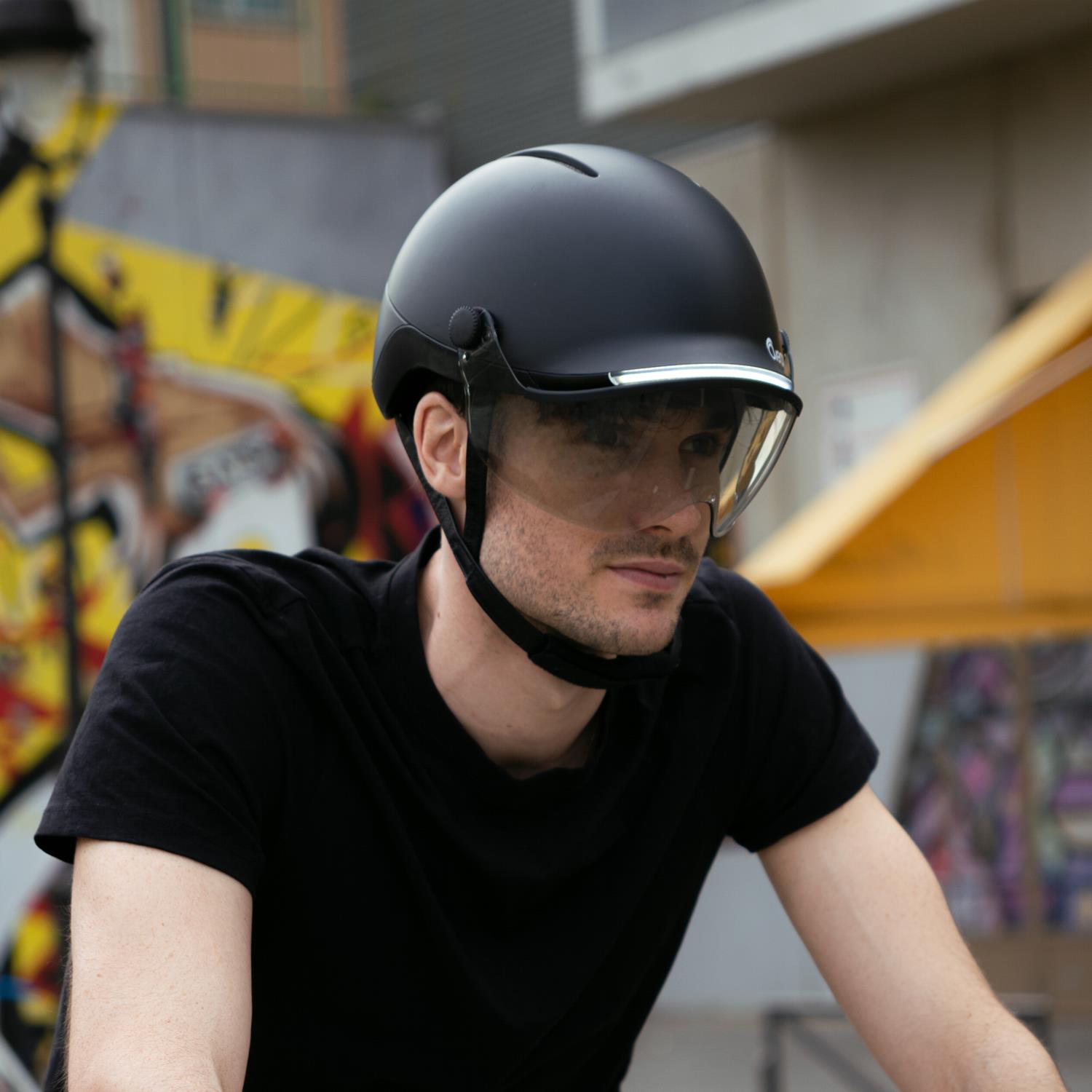 Overade LIFE - Casque Vélo Lumineux avec Clignotants