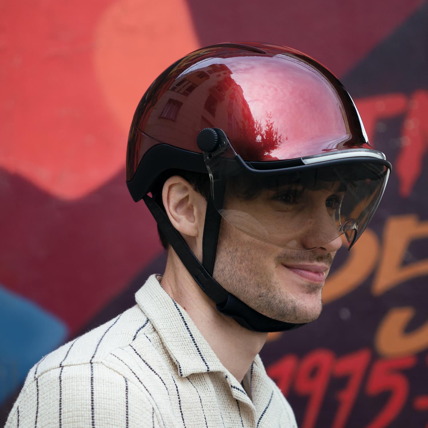 Overade LIFE - Casque Vélo Lumineux avec Clignotants