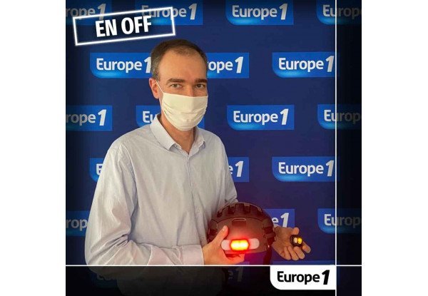 Le casque vélo pliable était invité sur l'emission La "France bouge" sur Europe 1 - Overade