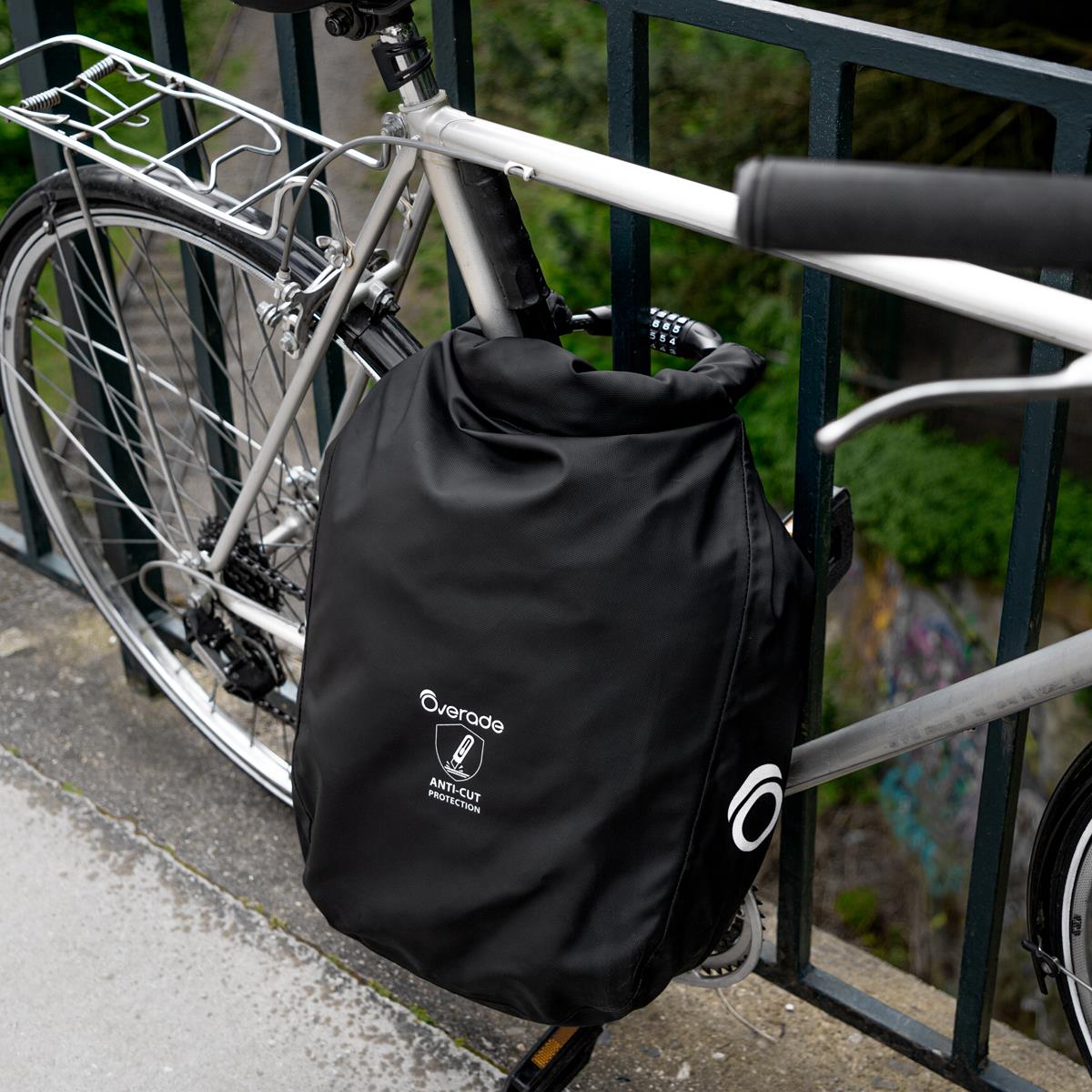 Overade LOXI 15L - manipulationssichere Tasche für Fahrradgepäckträger