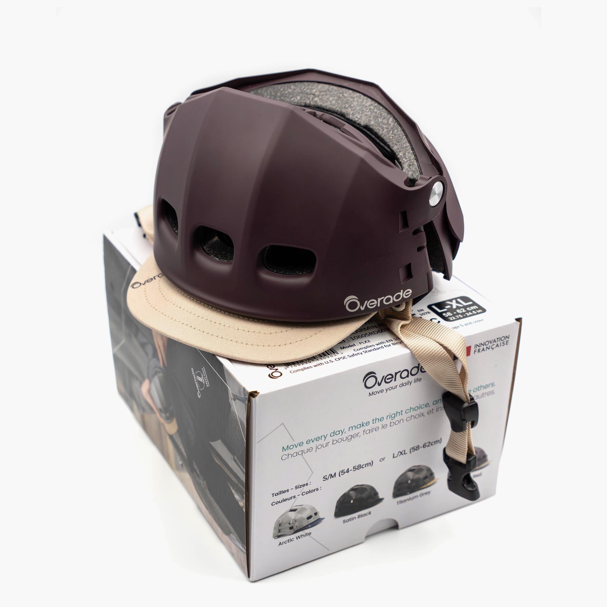 Overade PLIXI TURN – Casque Pliable avec Lumière