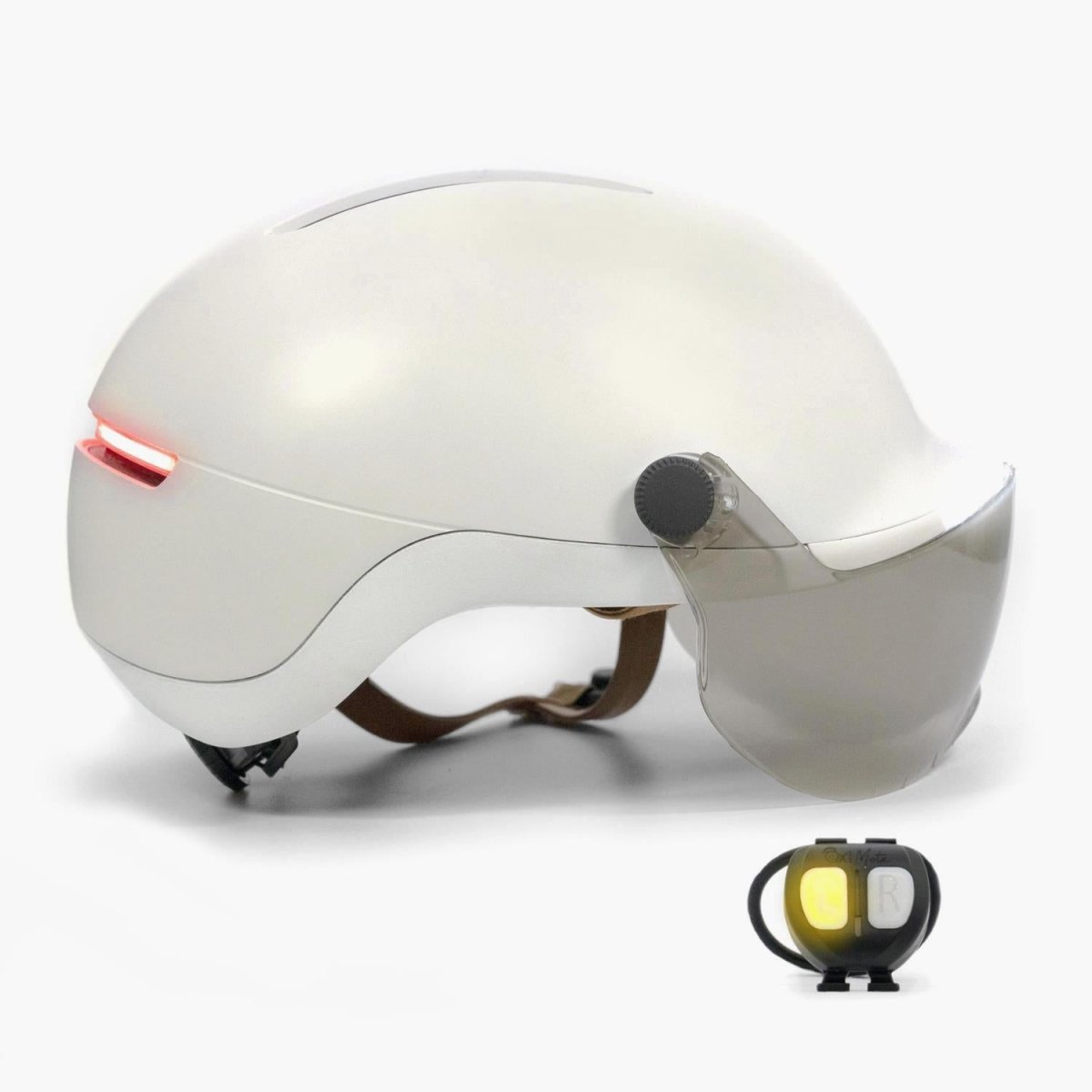 Overade LIFE - Casque Vélo Lumineux avec Clignotants - Overade