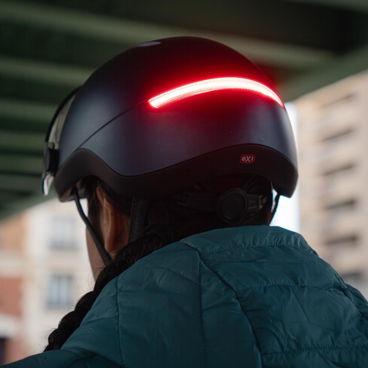 Overade LIFE - Casque Vélo Lumineux avec Clignotants - Overade