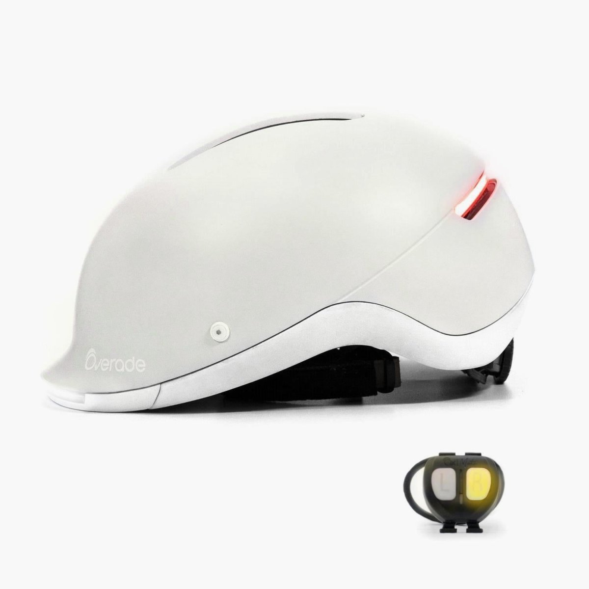 Overade LIFE - Casque Vélo Lumineux avec Clignotants - Overade