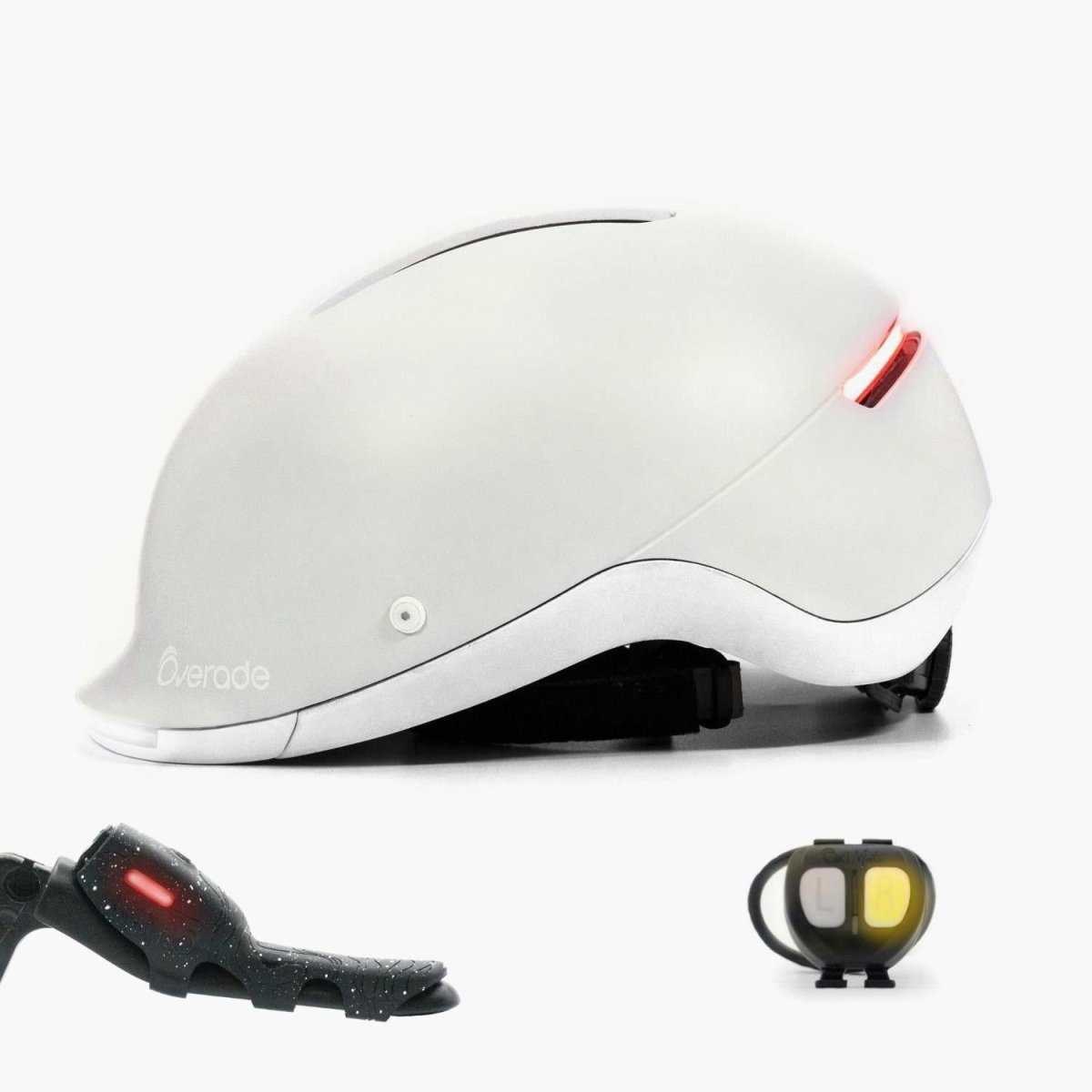 Overade LIFE - Casque Vélo Lumineux avec Clignotants - Overade