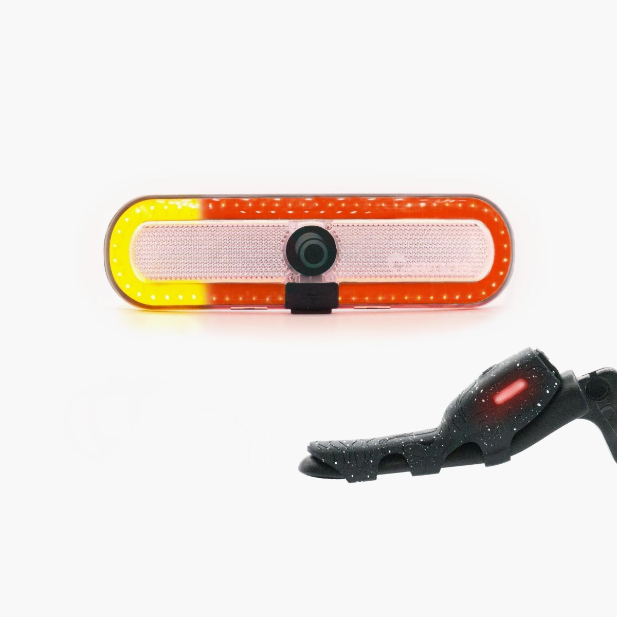 Overade TURN - Éclairage AR Vélo/Casque – Clignotants – Détecteur Feu Stop - Overade