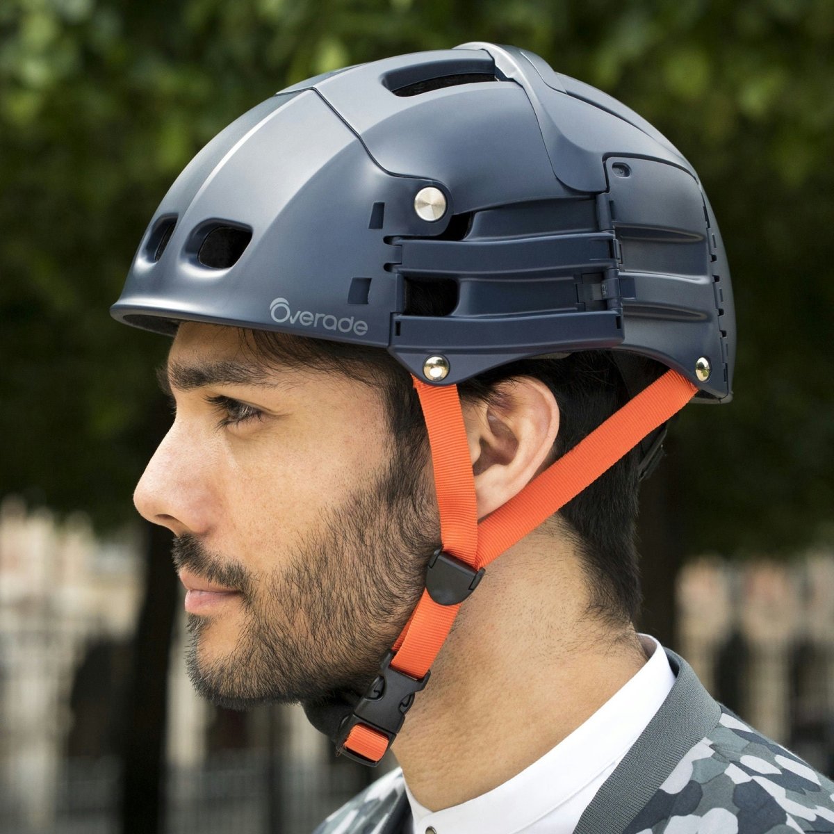 Overade - Visière amovible adaptable au casque vélo pliable PLIXI