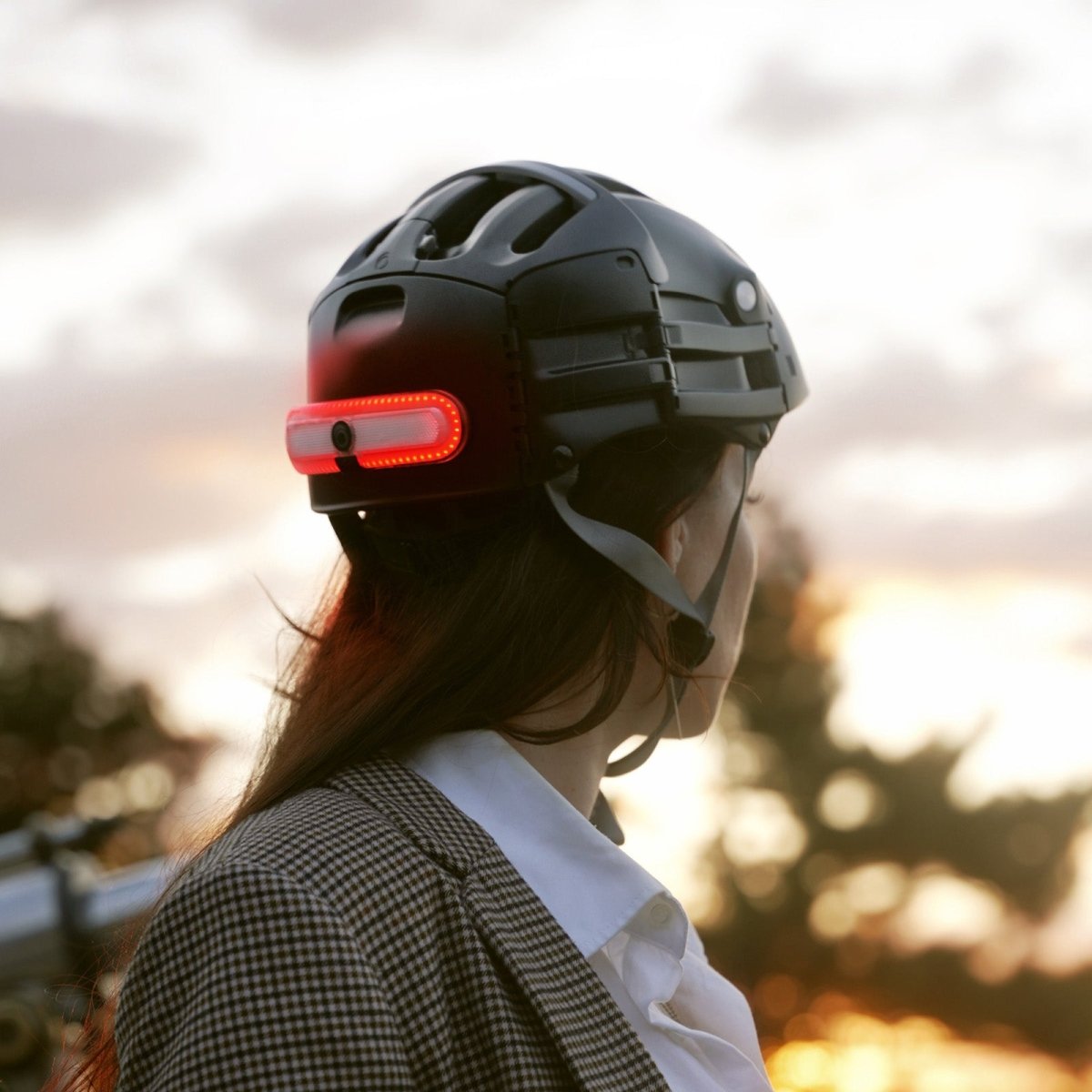 Bicycle sales helmet led